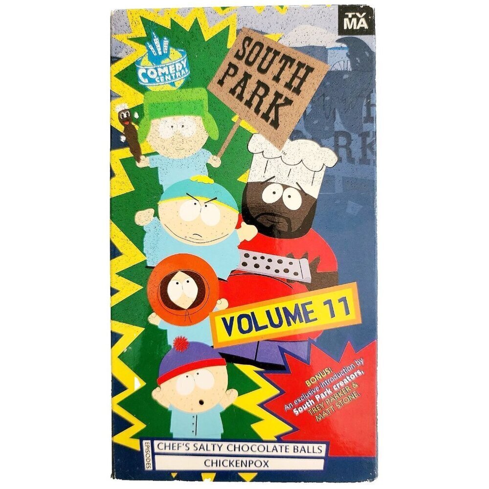 1999 South Park Volume 11 VHS Screening Copy Promo 2 Episodes Bonus Intro E36